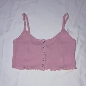 Pink Crop tank top